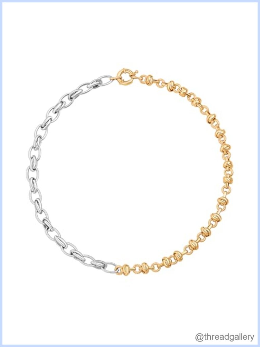 18K Gold Plated Paperclip Chain Choker Necklace 17" Pearl Pendant